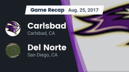 Recap: Carlsbad  vs. Del Norte  2017