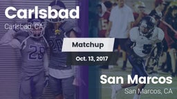 Matchup: Carlsbad  vs. San Marcos  2017