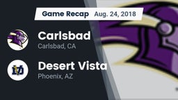 Recap: Carlsbad  vs. Desert Vista  2018
