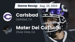 Recap: Carlsbad  vs. Mater Dei Catholic  2023