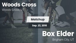 Matchup: Woods Cross High vs. Box Elder  2016