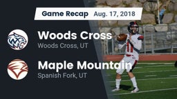 Recap: Woods Cross  vs. Maple Mountain  2018