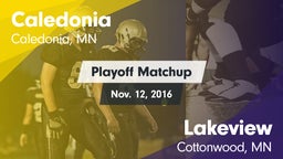 Matchup: Caledonia High vs. Lakeview  2016