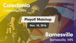 Matchup: Caledonia High vs. Barnesville  2016