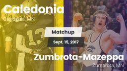 Matchup: Caledonia High vs. Zumbrota-Mazeppa  2017