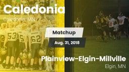 Matchup: Caledonia High vs. Plainview-Elgin-Millville  2018