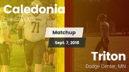 Matchup: Caledonia High vs. Triton  2018