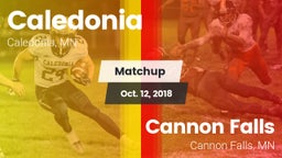 Matchup: Caledonia High vs. Cannon Falls  2018