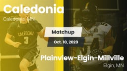 Matchup: Caledonia High vs. Plainview-Elgin-Millville  2020