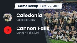 Recap: Caledonia  vs. Cannon Falls  2023