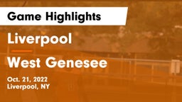 Liverpool  vs West Genesee  Game Highlights - Oct. 21, 2022