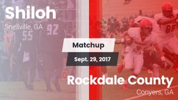 Matchup: Shiloh  vs. Rockdale County  2017