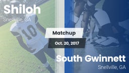 Matchup: Shiloh  vs. South Gwinnett  2017