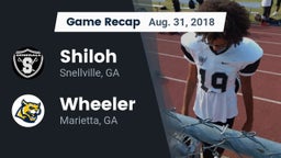 Recap: Shiloh  vs. Wheeler  2018