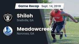 Recap: Shiloh  vs. Meadowcreek  2018