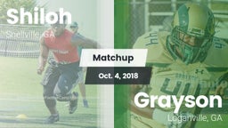 Matchup: Shiloh  vs. Grayson  2018