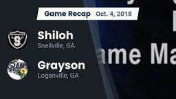 Recap: Shiloh  vs. Grayson  2018