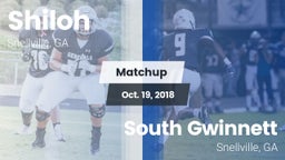 Matchup: Shiloh  vs. South Gwinnett  2018