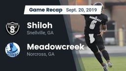 Recap: Shiloh  vs. Meadowcreek  2019