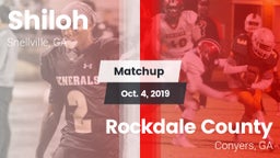 Matchup: Shiloh  vs. Rockdale County  2019