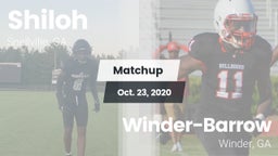 Matchup: Shiloh  vs. Winder-Barrow  2020