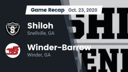Recap: Shiloh  vs. Winder-Barrow  2020