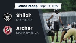 Recap: Shiloh  vs. Archer  2022