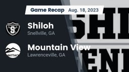 Recap: Shiloh  vs. Mountain View  2023