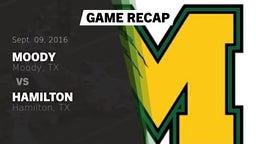 Recap: Moody  vs. Hamilton  2016