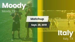 Matchup: Moody  vs. Italy  2018
