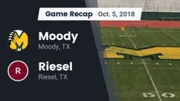 Recap: Moody  vs. Riesel  2018