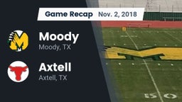 Recap: Moody  vs. Axtell  2018