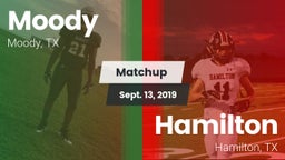 Matchup: Moody  vs. Hamilton  2019