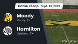 Recap: Moody  vs. Hamilton  2019