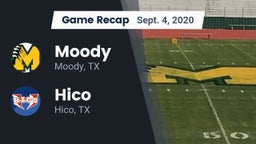 Recap: Moody  vs. Hico  2020