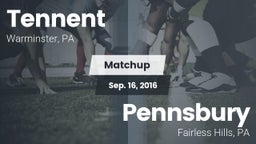 Matchup: Tennent  vs. Pennsbury  2016