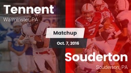 Matchup: Tennent  vs. Souderton  2016