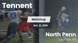 Matchup: Tennent  vs. North Penn  2016