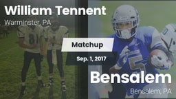 Matchup: William Tennent vs. Bensalem  2017