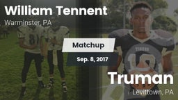Matchup: William Tennent vs. Truman  2017