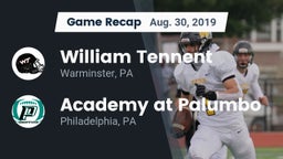 Recap: William Tennent  vs. Academy at Palumbo  2019