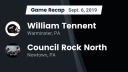 Recap: William Tennent  vs. Council Rock North  2019