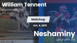 Matchup: William Tennent vs. Neshaminy  2019