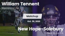 Matchup: William Tennent vs. New Hope-Solebury  2020