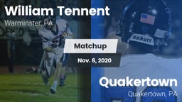 Matchup: William Tennent vs. Quakertown  2020