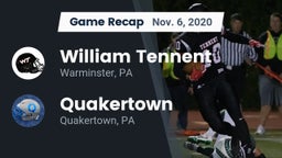 Recap: William Tennent  vs. Quakertown  2020