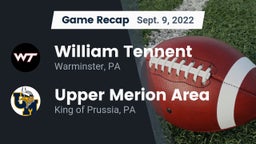 Recap: William Tennent  vs. Upper Merion Area  2022