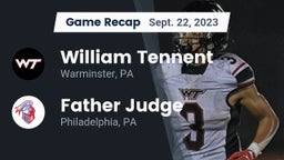 Recap: William Tennent  vs. Father Judge  2023
