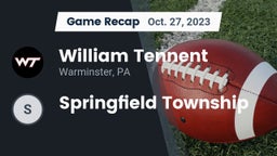 Recap: William Tennent  vs. Springfield Township  2023