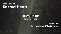 Matchup: Sacred Heart High vs. Parkview Christian  2016